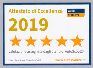 Attestato di eccellenza Autoscout